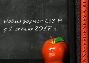 Новый формат СЗВ-М в 2017 году